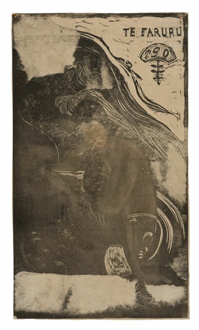 Te faruru (Here We Love Love), fra Noa Noa Suite af Paul Gauguin