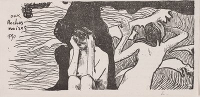 De sorte klipper af Paul Gauguin