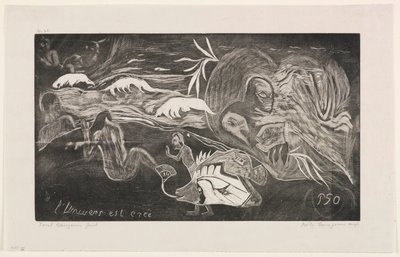The Creation of the Universe, fra serien "Noa Noa" af Paul Gauguin