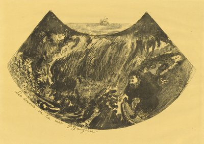 Havets dramaer (en nedstigning i malstrømmen) af Paul Gauguin