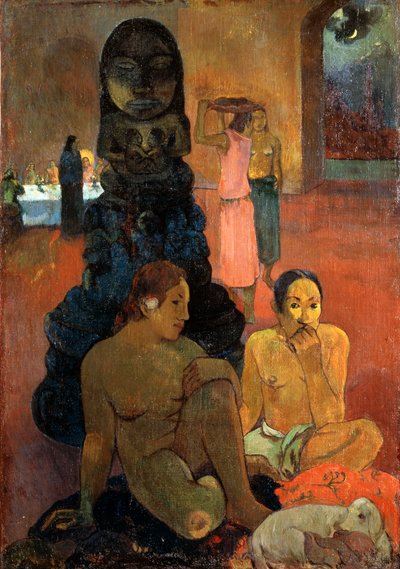 Den Store Buddha, 1899. af Paul Gauguin