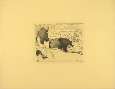Vasketøjerne af Paul Gauguin