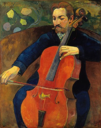 Der Violoncellist af Paul Gauguin