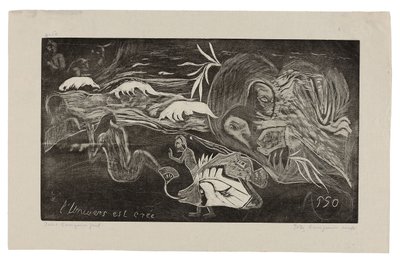 The Universe Is Being Created), fra Noa Noa Suite af Paul Gauguin