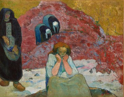 Vinhøsten, menneskelig elendighed, 1888. af Paul Gauguin