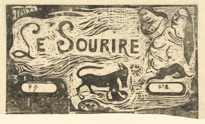 Titelside til "Smilet" af Paul Gauguin