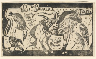 Titelside til "Smilet" af Paul Gauguin