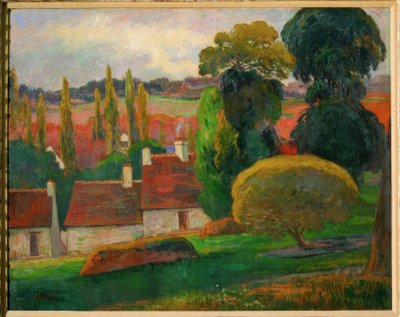 En gård i Bretagne af Paul Gauguin