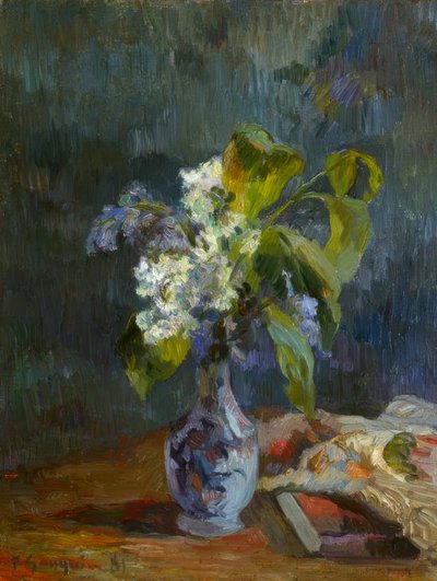 Vase med blomster af Paul Gauguin