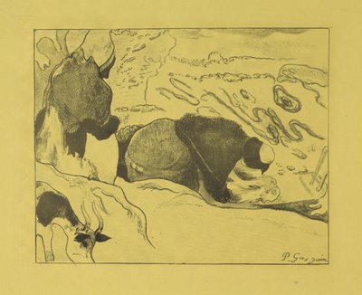Vaskekoner, 1889 af Paul Gauguin