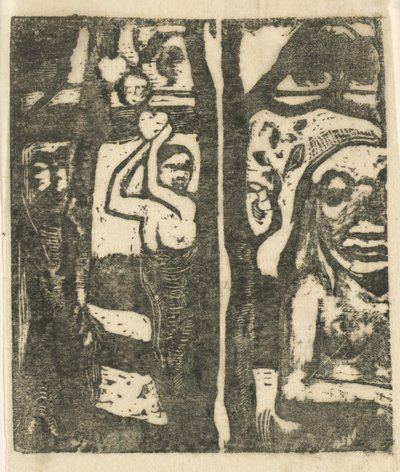 Kvinde plukker frugt og vilde Kvinde plukker frugt og oviri, 18941895. af Paul Gauguin