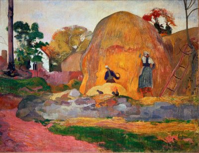 Gule høtyve eller gylden høst af Paul Gauguin
