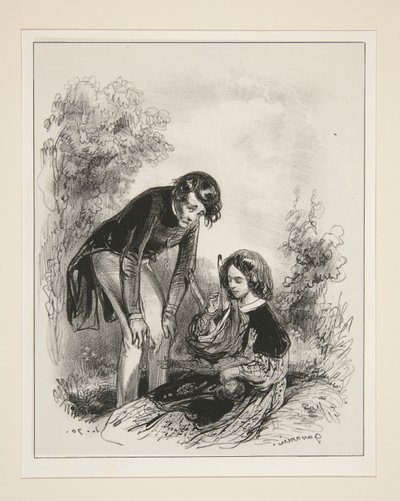 (ENFANT FORFÆRDELIG.) af Paul Gavarni