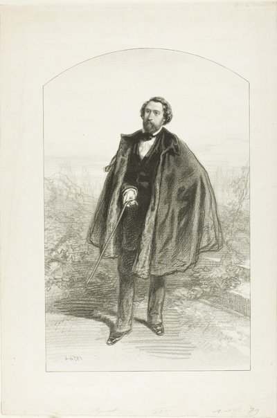 Alfred de Musset af Paul Gavarni