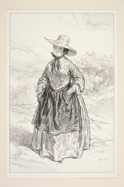 BOURGEOIS. Landsby outfit. af Paul Gavarni