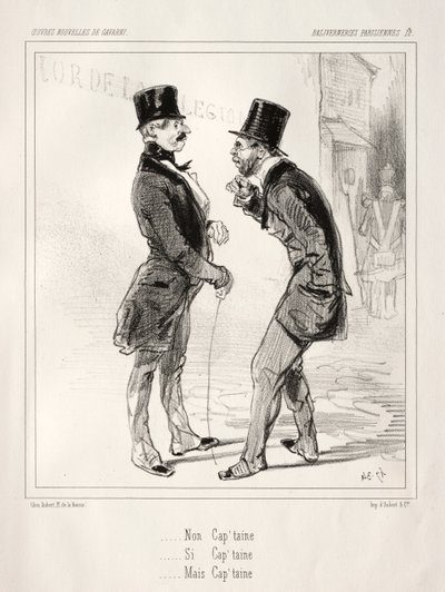 parisisk nonsens af Paul Gavarni