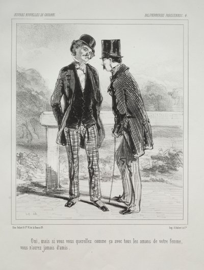 parisisk nonsens af Paul Gavarni