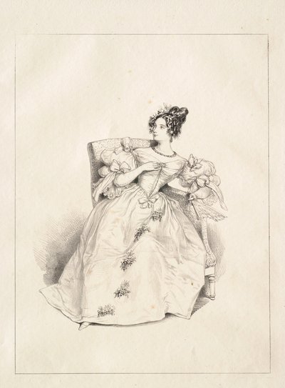 Balkjole (Robe de bal) af Paul Gavarni
