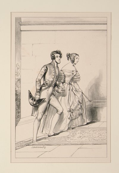 RETDRAGT 1837 af Paul Gavarni