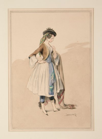 GAVARNI KOSTUMER, udført af Moreau, af Paul Gavarni