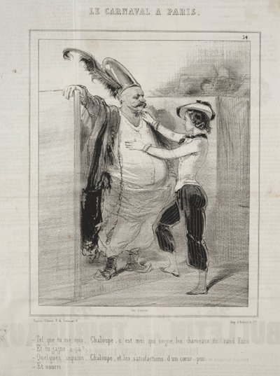 Karneval, 1841-1843. af Paul Gavarni
