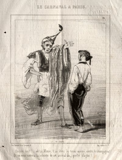 Karneval, 1841-1843. af Paul Gavarni