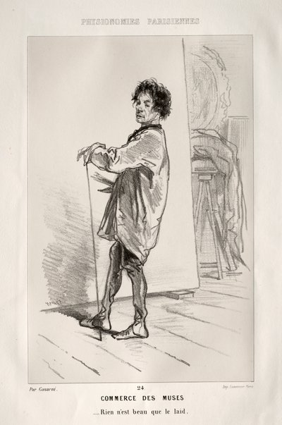 Musernes handel af Paul Gavarni