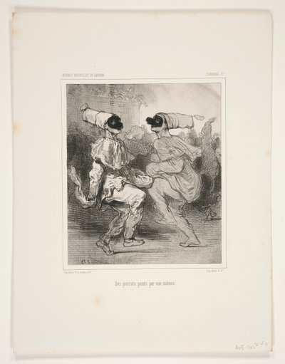 Pjerrot malet af dem selv. af Paul Gavarni
