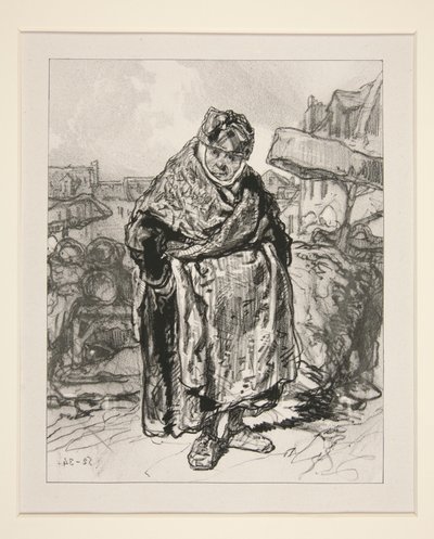 Tidligere frihedsgudinde af Paul Gavarni