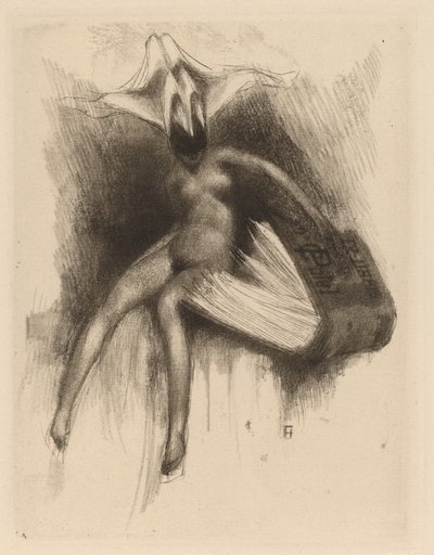 Ex Libris C. Patel af Paul Gavarni
