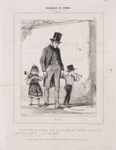 Deceptions of Women: In Matters of Sentiment, 1842. af Paul Gavarni