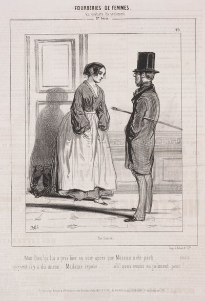 Deceptions of Women: In Matters of Sentiment, 1842. af Paul Gavarni