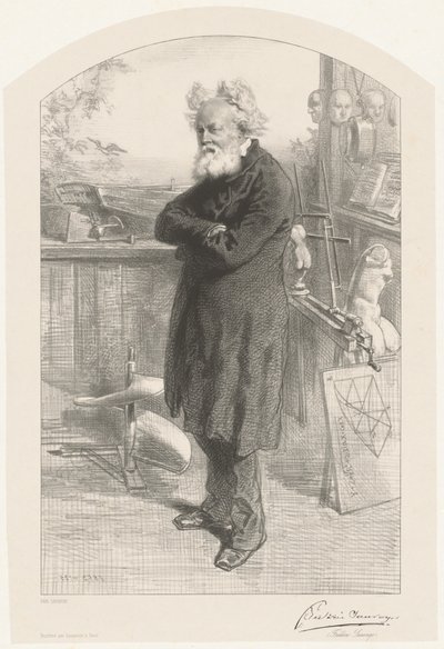 Frederic Sauvage af Paul Gavarni
