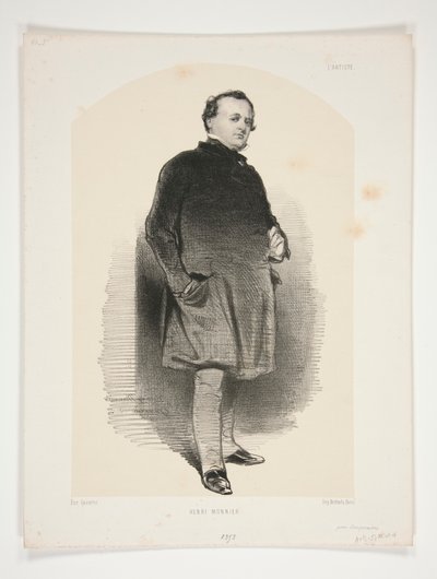 Henry Monnier af Paul Gavarni