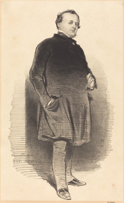 Henry Monnier af Paul Gavarni