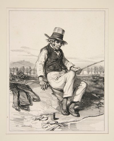 JEROME SAUVAGE, (kendt som Fader Belenfant). af Paul Gavarni
