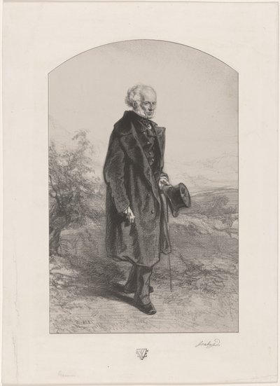 Jean Baptiste Isabey af Paul Gavarni