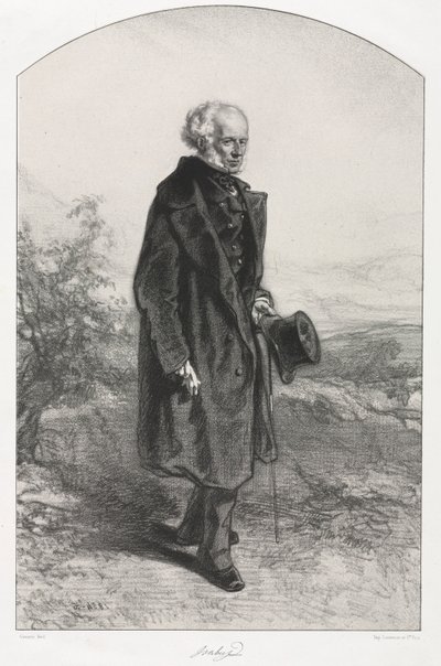 Jean-Baptiste Isabey, 1854-1856. af Paul Gavarni