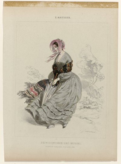 Kunstneren, Landtoilettet, september 1840: Modenes fysiognomi. af Paul Gavarni