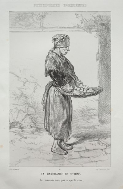 Citronsælgeren af Paul Gavarni