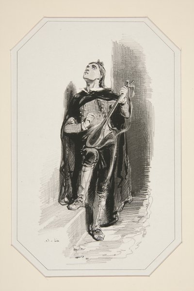serenade af Paul Gavarni