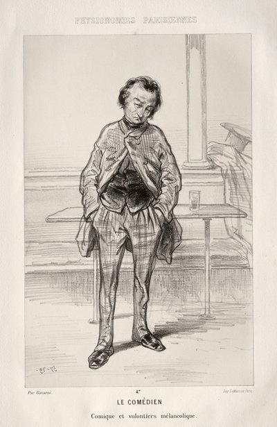 Komikeren. af Paul Gavarni