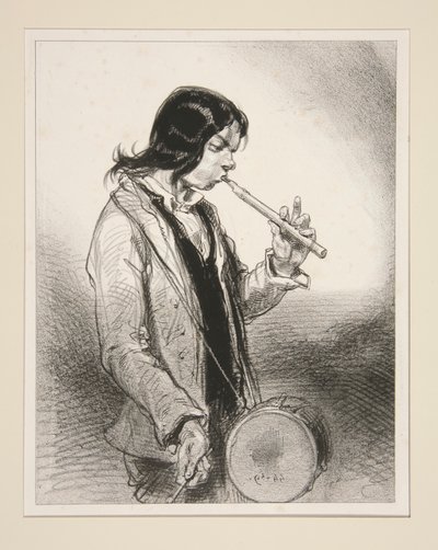Le Galoubet. af Paul Gavarni