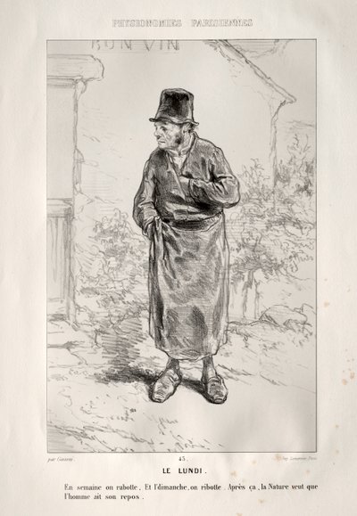Mandag. af Paul Gavarni
