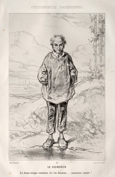 Vinmageren. af Paul Gavarni