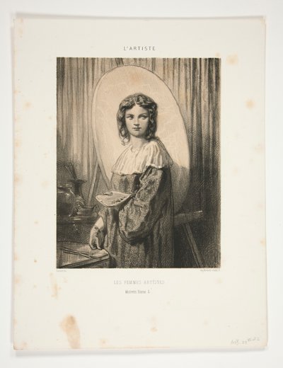 Les Femmes kunstnere/ elskerinde Diana S af Paul Gavarni