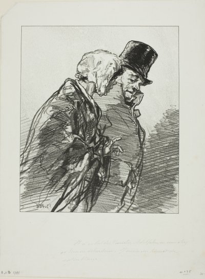 Les Lorettes vieillies: ...Og ved varietéballet, Adolphe... af Paul Gavarni