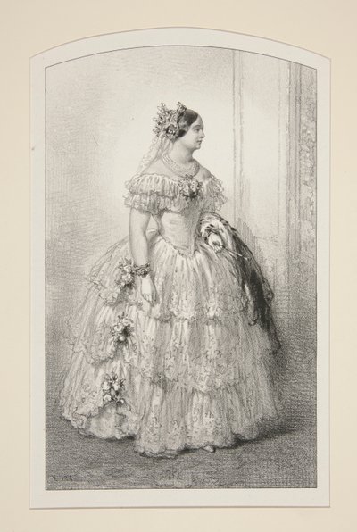 Fru prinsesse Mathilde af Paul Gavarni