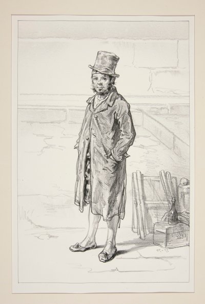 EJER i Paris, rue Dauphine af Paul Gavarni