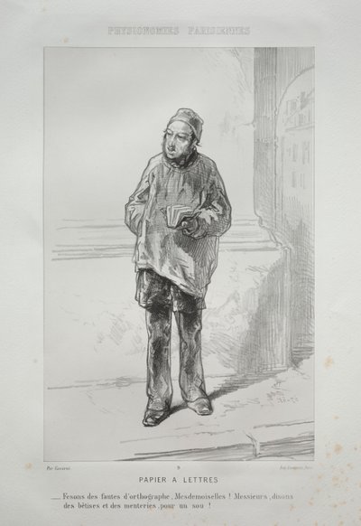 Papirvarer. af Paul Gavarni